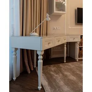Tapered round turned table legs from hardwood - 2